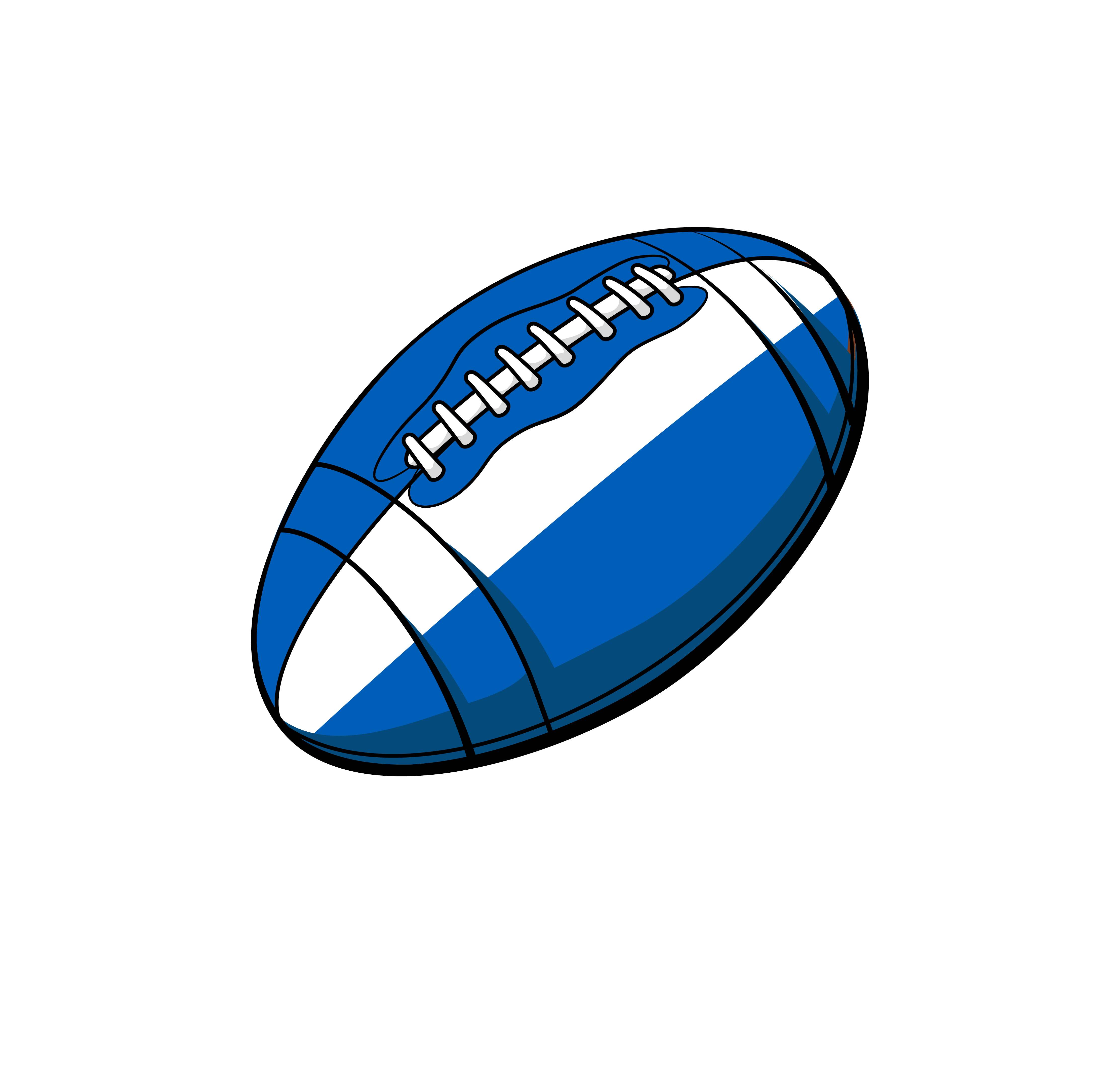 Scotland Rugby Ball T-Shirt (Navy) - Ladies